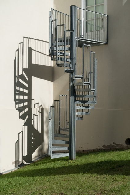 Wrought Iron spiral staircase Palos Verdes Estates Photo