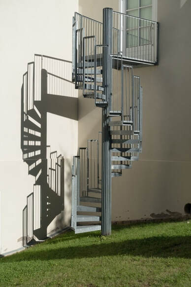 Custom Metal Spiral Staircase in Palos Verdes Estates Photo