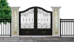 Wrought Iron Gate and Fence for La Canada Flintridge