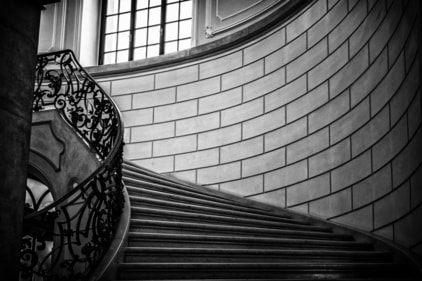Metal Stairway Bannister Chatsworth Photo