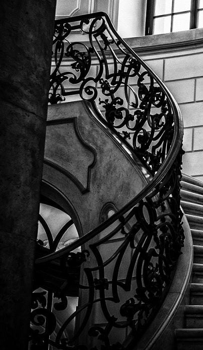 Los Angeles Ornate Stairway Handrail Picture